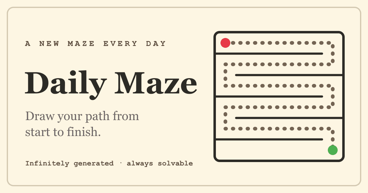 Daily Maze screenshot